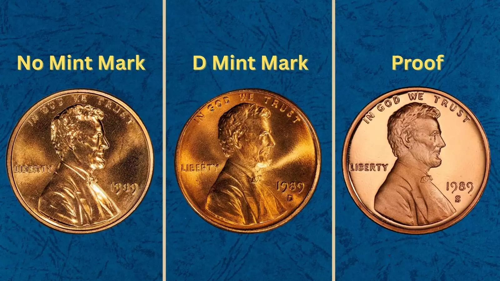 Denver Mint facility or Lincoln cent production planchets in bulk, representing 1989 penny mintage context